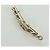 CHANEL Fermaglio per Capelli Valletta metallo Oro Champagne CC Auth LNZ846M D'oro - vista 6