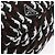 Borsa a mano PRADA in nylon nero e bianco Auth bs33981 - vista 13
