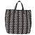 Borsa a mano PRADA in nylon nero e bianco Auth bs33981 - vista 2