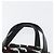 Borsa a mano PRADA in nylon nero e bianco Auth bs33981 - vista 8