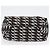 Borsa a mano PRADA in nylon nero e bianco Auth bs33981 - vista 9