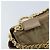 Borsa a Spalla con Catena Prada in Nylon Beige Oro Auth bs34053 D'oro - vista 15