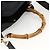 Borsa a spalla Gucci Bamboo in pelle 2 in 1 Nero Oro 001 200182 1577 Auth BA11211 D'oro - vista 7