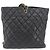 CHANEL Borsa a Spalla Matelassé in Pelle di Agnello Nera Oro CC Auth ARZ445 Nero D'oro - vista 2
