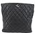 CHANEL Borsa a Spalla Matelassé in Pelle di Agnello Nera Oro CC Auth ARZ445 Nero D'oro - vista 3