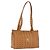 Borsa Tote Vicetos Logogram MCM in pelle PVC marrone e oro Auth 174495 D'oro