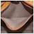 Borsa Tote Vicetos Logogram MCM in pelle PVC marrone e oro Auth 174495 D'oro - vista 21