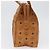 Borsa Tote Vicetos Logogram MCM in pelle PVC marrone e oro Auth 174495 D'oro - vista 4