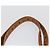 Borsa Tote Vicetos Logogram MCM in pelle PVC marrone e oro Auth 174495 D'oro - vista 8