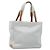 Borsa sportiva PRADA in nylon argento Auth BSZ195