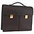 LOUIS VUITTON Taiga Serviette Kazan Borsa da Lavoro Acajou M30806 LV Auth BSZ234 Marrone