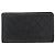 CHANEL Langer Matelassé Geldbeutel aus Lammleder Schwarz Silber CC Auth am10948 - Ansicht 3