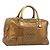 LOEWE Anagram Amazona 36 Borsa a Mano in Pelle Oro Auth bs33969