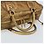 LOEWE Anagram Amazona 36 Borsa a Mano in Pelle Oro Auth bs33969 - vista 7