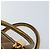 LOEWE Anagram Amazona 36 Borsa a Mano in Pelle Oro Auth bs33969 - vista 8