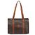 Céline Borsa tote in tela Macadam CELINE in pelle PVC marrone oro Auth ep13781 D'oro - vista 2