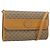 Gucci Borsa a Spalla Micro GG Supreme PVC Beige Oro 004 89 1041 Auth ka3102 D'oro