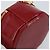 CHANEL COCO Marchio Scatola per Gioielli Pelle Lucida Rossa Oro CC Auth LNZ684V Rosso D'oro - vista 11
