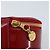 CHANEL COCO Marchio Scatola per Gioielli Pelle Lucida Rossa Oro CC Auth LNZ684V Rosso D'oro - vista 12