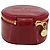 CHANEL COCO Marchio Scatola per Gioielli Pelle Lucida Rossa Oro CC Auth LNZ684V Rosso D'oro - vista 3
