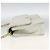 CHANEL Borsa a Spalla Matelassé in Pelle di Agnello Bianco Oro CC Auth BA11362A D'oro - vista 4