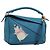 LOEWE - Borsa Puzzle Studio Ghibli Borsa a Mano Pelle 2way Blu Oro Auth ka3244SM D'oro