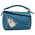 LOEWE - Borsa Puzzle Studio Ghibli Borsa a Mano Pelle 2way Blu Oro Auth ka3244SM D'oro - vista 13