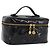 CHANEL COCO Marca Borsa Vanity in Pelle Lucida 2in1 Nera Oro CC Auth ARZ446 Nero D'oro