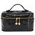 CHANEL COCO Marca Borsa Vanity in Pelle Lucida 2in1 Nera Oro CC Auth ARZ446 Nero D'oro - vista 2