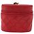 CHANEL Schultertasche aus Lammleder Rot Gold CC Auth AMZ310A Golden - Ansicht 2