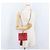 CHANEL Schultertasche aus Lammleder Rot Gold CC Auth AMZ310A Golden - Ansicht 25