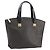 Céline Borsa a mano in tela Macadam CELINE in pelle PVC nera e oro Auth bs34056 Nero D'oro