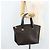 Céline Borsa a mano in tela Macadam CELINE in pelle PVC nera e oro Auth bs34056 Nero D'oro - vista 26