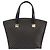 Céline Borsa a mano in tela Macadam CELINE in pelle PVC nera e oro Auth bs34056 Nero D'oro - vista 3