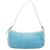 Céline CELINE C Macadam Canvas Accessory Pouch Suede Light Blue Gold Auth LNZ731A Golden - view 2
