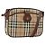 Burberrys Nova Check Shoulder Bag Canvas Beige Gold Auth ep13747 Golden