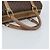 Céline Borsa a mano in tela Macadam CELINE in pelle PVC marrone oro Auth bs33973 D'oro - vista 7