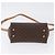 Céline Borsa a mano in tela Macadam CELINE PVC 2 in 1 Marrone Oro Auth bs34055 D'oro - vista 12