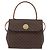 Céline Borsa a mano in tela Macadam CELINE PVC 2 in 1 Marrone Oro Auth bs34055 D'oro - vista 2