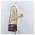 Céline Borsa a mano in tela Macadam CELINE PVC 2 in 1 Marrone Oro Auth bs34055 D'oro - vista 26