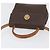 Céline Borsa a mano in tela Macadam CELINE PVC 2 in 1 Marrone Oro Auth bs34055 D'oro - vista 6