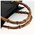 GUCCI Bamboo Hand Bag Leather Black Gold 002 853 0260 Auth ep13849 Golden - view 7