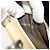 Borsa a mano FENDI in pelle avorio argento Auth ARZ093 Crudo - vista 22