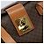 Céline Borsa a mano in tela Macadam CELINE in pelle PVC marrone oro Auth ARZ141 D'oro - vista 14