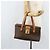Céline Borsa a mano in tela Macadam CELINE in pelle PVC marrone oro Auth ARZ141 D'oro - vista 23