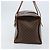 Céline Borsa a mano in tela Macadam CELINE in pelle PVC marrone oro Auth ARZ141 D'oro - vista 4