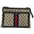 Borsa a Spalla Gucci GG Supreme Sherry Line PVC Blu Navy Oro Auth ep13829 D'oro - vista 2
