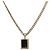 Collana Christian Dior in metallo dorato Auth BA11475