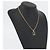Collana Christian Dior in metallo dorato Auth BA11475 - vista 16