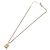 Collana Christian Dior in metallo dorato Auth BA11475 - vista 9